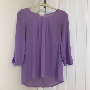 Lilac Colored Blouse